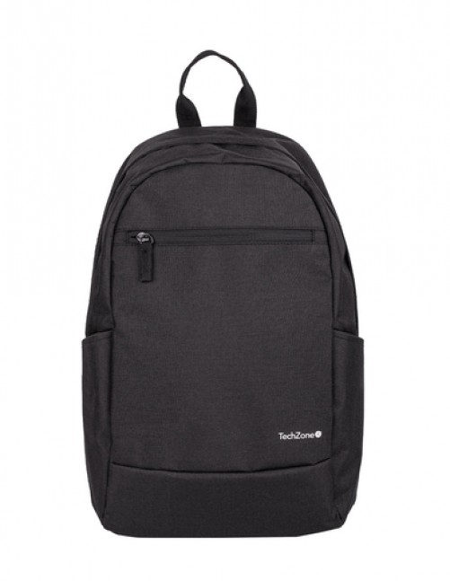 Mochila Techzone TZLBP15 Tamaño Max de Pantalla 15.6", Poliéster, Color Negro