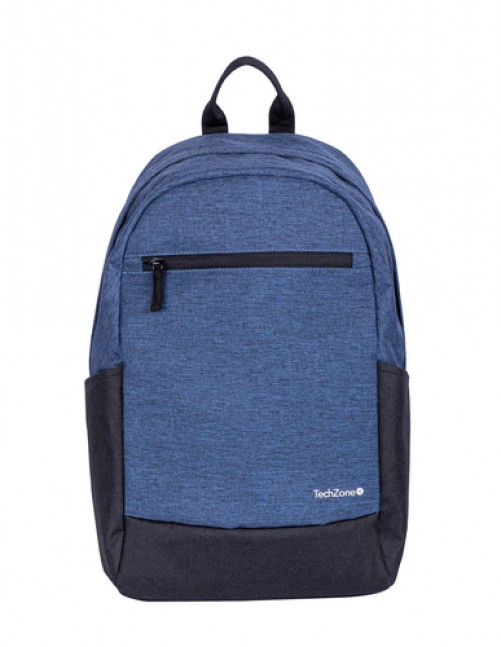 Mochila Techzone TZLBP16 Tamaño Max de Pantalla 15.6", Poliéster, Color Azul