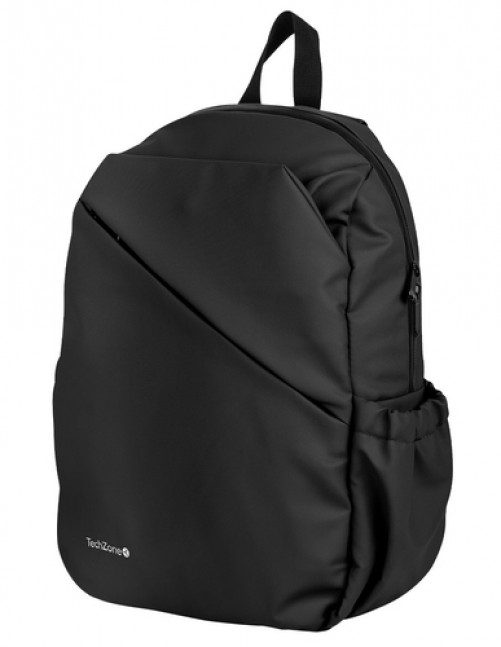 Mochila Techzone TZLBP29-N Bolsa Lateral, Tamaño Max de Pantalla 16", Poliéster, Color Negro