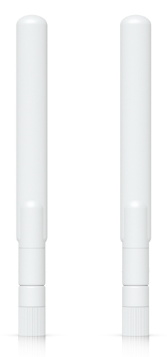 Antena de Red Ubiquiti Uacc-uk-ultra-omni-antenna-ao 2.4 - 5 GHz, 4 Dbi, Color Blanco