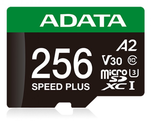 Memoria Micro SD Adata Speed Plus, 256GB, Velocidad 180 MB/s, Class 10