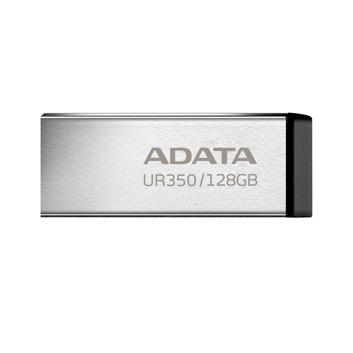 Memoria USB Adata UR350 128 GB USB Tipo A, 3.2 Gen 1 (3.1 Gen 1), Color Negro, Plata
