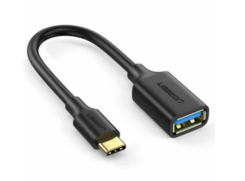 Extensor Ugreen US154 0.15 m, USB C a USB A, 5000 Mbit/s, Negro