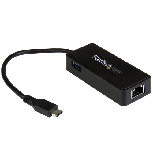 Tarjetas de Red Startech.com USB, RJ-45 1, 5000 Mbit/s, Alámbrico, Negro