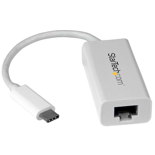 Adaptador de Red Startech (US1GC30W), Gigabit USB-C 3.1 Gen1 a Gbe(5 Gbps), Color Blanco