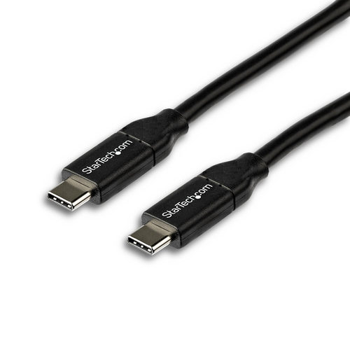 Cable USB Startech.com USB C a USB C, 480 Mbit/s, Negro