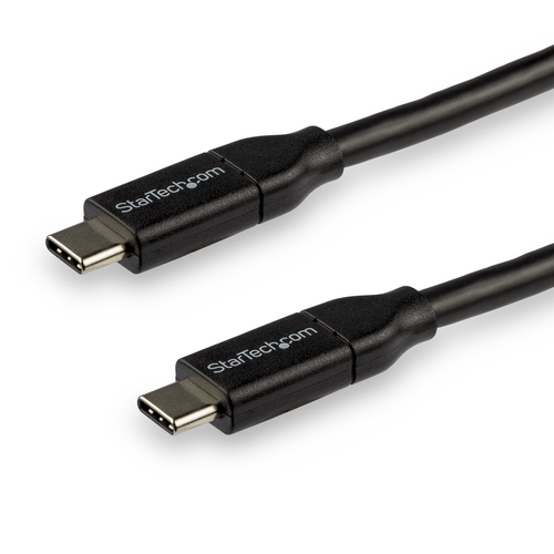 Cable USB Startech.com USB C a USB C, 480 Mbit/s, Negro