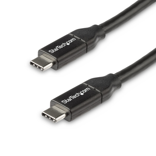 Cable USB Startech.com USB C a USB C, 480 Mbit/s, Negro