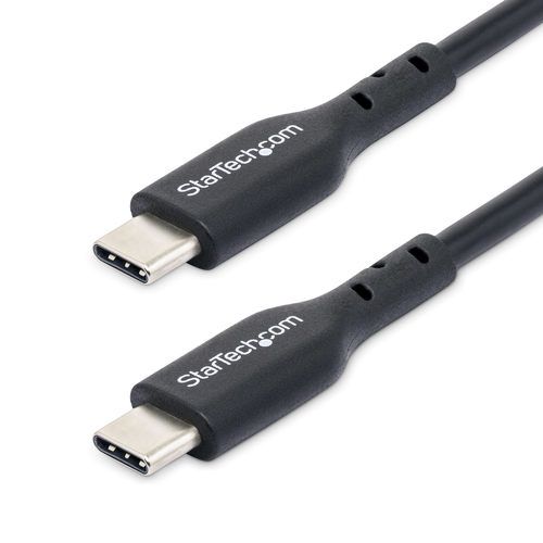 Cable USB Startech.com USB C a USB C, 480 Mbit/s, Negro