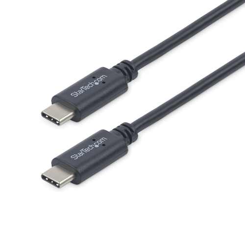 Cable USB Startech.com USB C a USB C, 480 Mbit/s, Negro