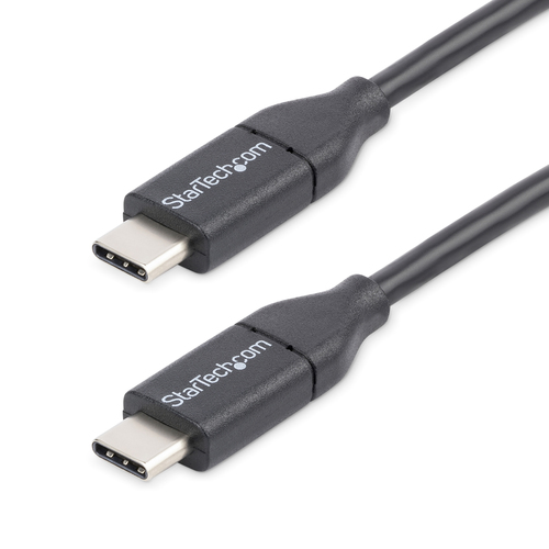Cable USB Startech.com USB C a USB C, 480 Mbit/s, Negro