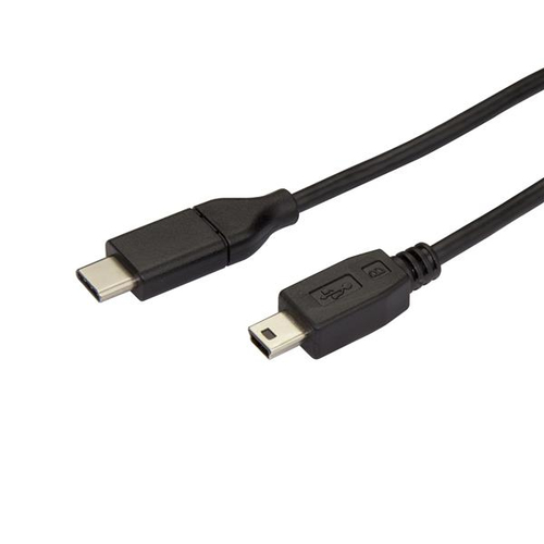 Cable USB Startech.com USB C a Mini-USB B, 480 Mbit/s, Negro