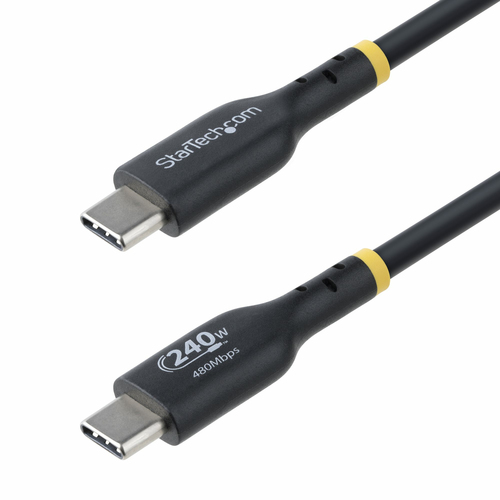 Cable USB Startech.com USB C a USB C, Negro