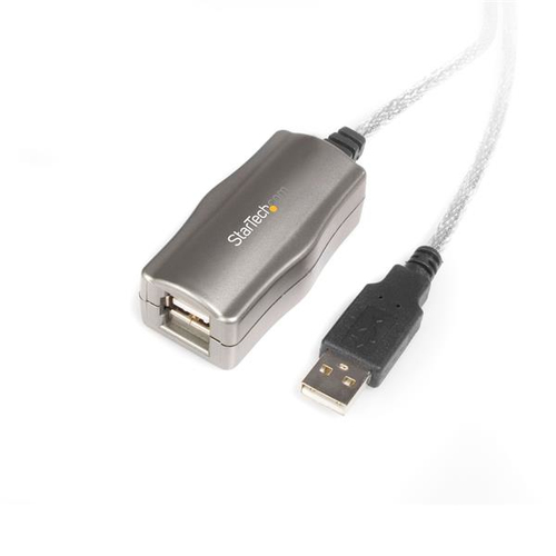 Extensor Startech.com 4.6 m, USB A a USB A, Macho/hembra, 480 Mbit/s, Gris