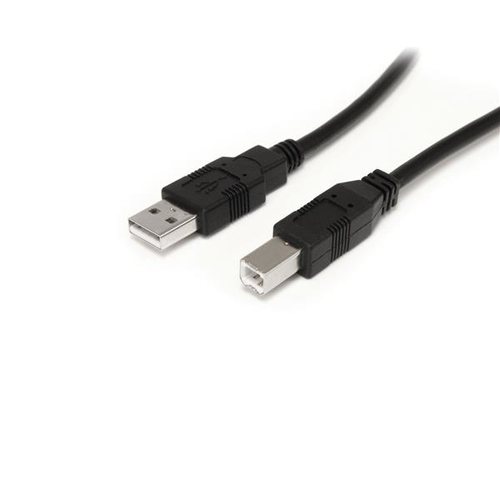 Cable USB Startech.com USB A a USB B, 480 Mbit/s, Negro