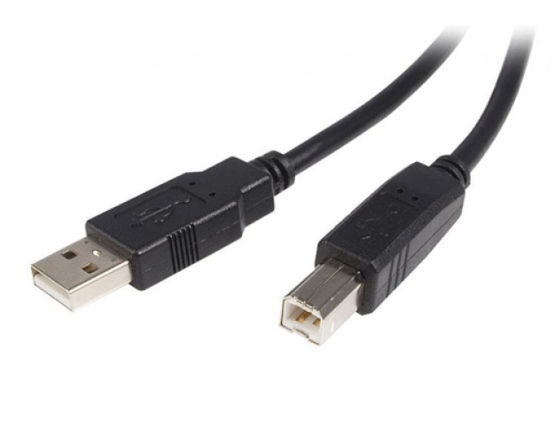 Cable USB Startech.com USB2HAB3M USB A a USB B, 480 Mbit/s, Negro