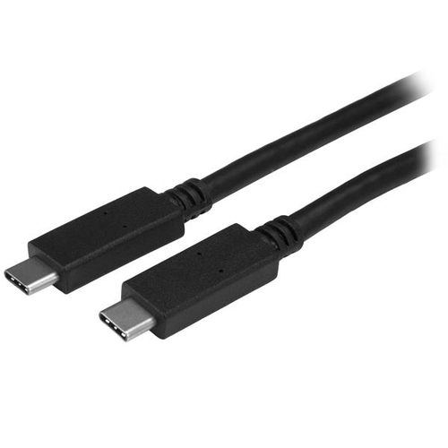 Cable USB Startech.com USB C a USB C, 5000 Mbit/s, Negro