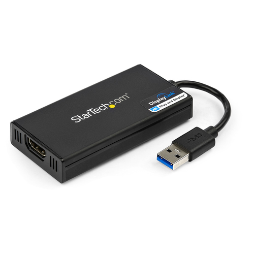Adaptador Video Startech.com USB Tipo A a HDMI, Negro