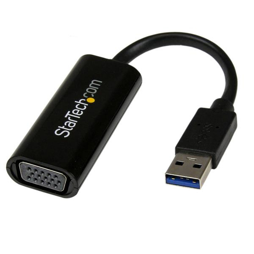 Adaptador Gráfico Conversor Startech, USB 3.0 A VGA - Cable Convertidor Compacto de Vídeo - 1920x1200 / 1080p, (USB32VGAES)
