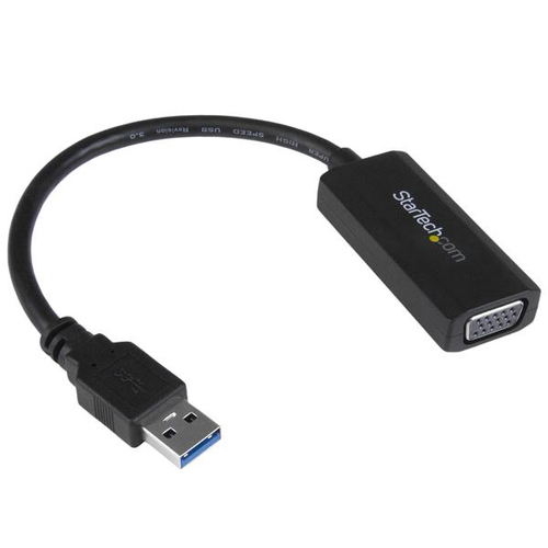 Adaptador Gráfico Startech Conversor USB 3.0 A VGA con Controladores Incorporados - Cable Convertidor - 1920x1200, (USB32VGAV)