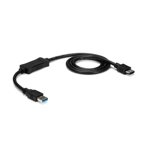 Extensor Startech.com 0.9 m, USB A a Negro