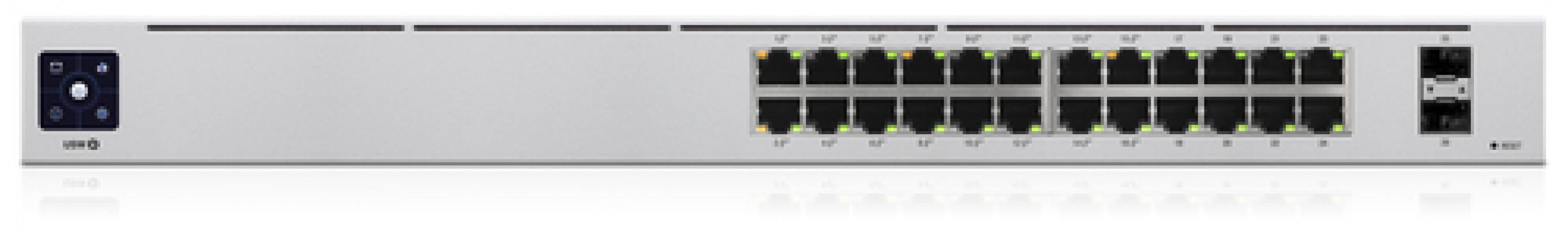 Switch Ubiquiti Unifi Unifi 24-port PoE Gestionado, L2/L3, RJ-45 24, Gigabit Ethernet (10/100/1000), (PoE +) 16, 1U, Plata