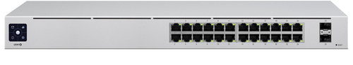 Switch Ubiquiti Unifi USW-24 Gestionado, L2, RJ-45 24, Gigabit Ethernet (10/100/1000), Plata