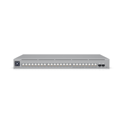 Switch Ubiquiti USW-PRO-MAX-24-POE L3, RJ-45 24, 2.5g Ethernet (100/1000/2500), (PoE +) 8, 8 PoE, Gris