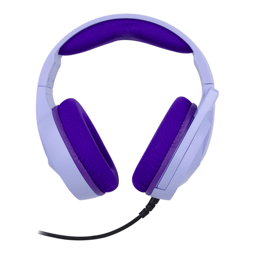 Diadema Gamer RGB Morada .