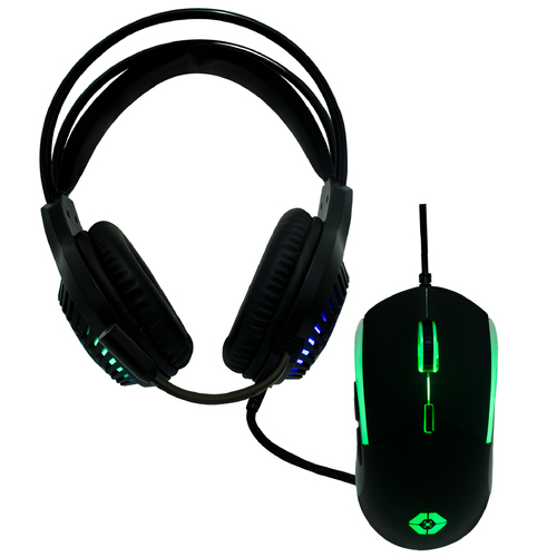 Audífonos Perfect Choice V-930648 Diadema, Alámbrico, USB, Negro