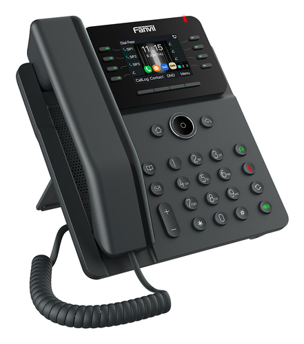 Teléfono IP Fanvil V62W Terminal con Conexión por Cable, PoE, 12 Líneas, Negro