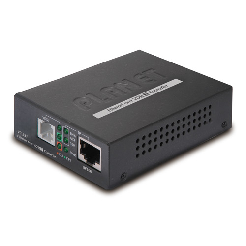Conversor de Medios Planet VC-231 Ethernet Rápido, 100 Mbit/s, 1400 m