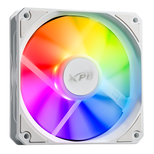 Ventilador XPG Vento R 120 Argb Pwm 12 cm, 1600 rpm, LED Multi, Blanco, Pwm
