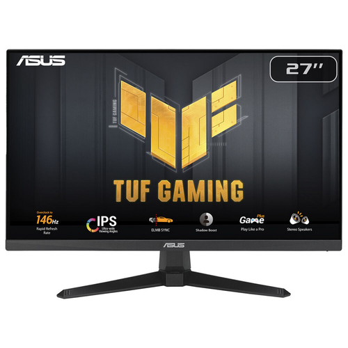 Monitor Asus Tuf Gaming VG279QE5A LCD, 27", Full HD, IPS, 146 Hz, 1 ms, Negro