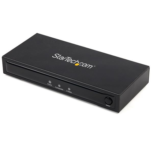 Convertidor Startech.com 1280 x 720, Negro