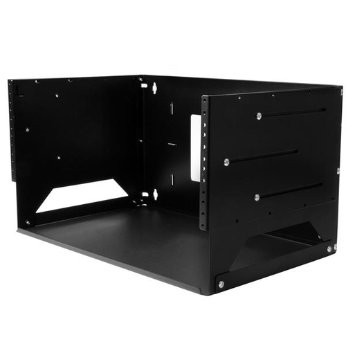 Rack de Montaje en Pared Startech (WALLSHELF4U) con Estante Incorporado de Acero 4U, con Profundidad Ajustable de 12 y 18 Pulgadas