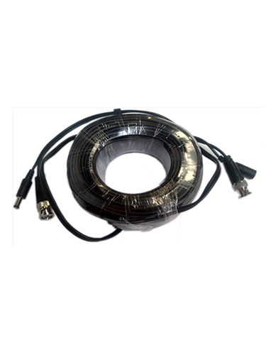 Cable BNC Saxxon, 50 Metros, Hasta 8MP, Uso Interior, 100% Cobre, 12W