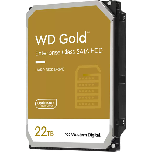 Disco Duro Western Digital Gold 3.5", 22 TB, Serial Ata III, 7200 rpm, Cache 512 MB