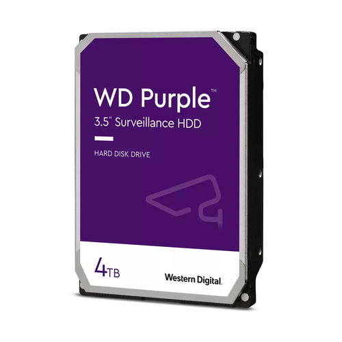 Disco Duro Western Digital Purple 4TB, SATA III, 6 Gbit/s, 3.5", Videovigilancia