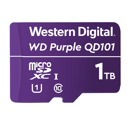 Memoria Microsdxc Western Digital Wd Purple, 1TB, Clase 10, Videovigilancia