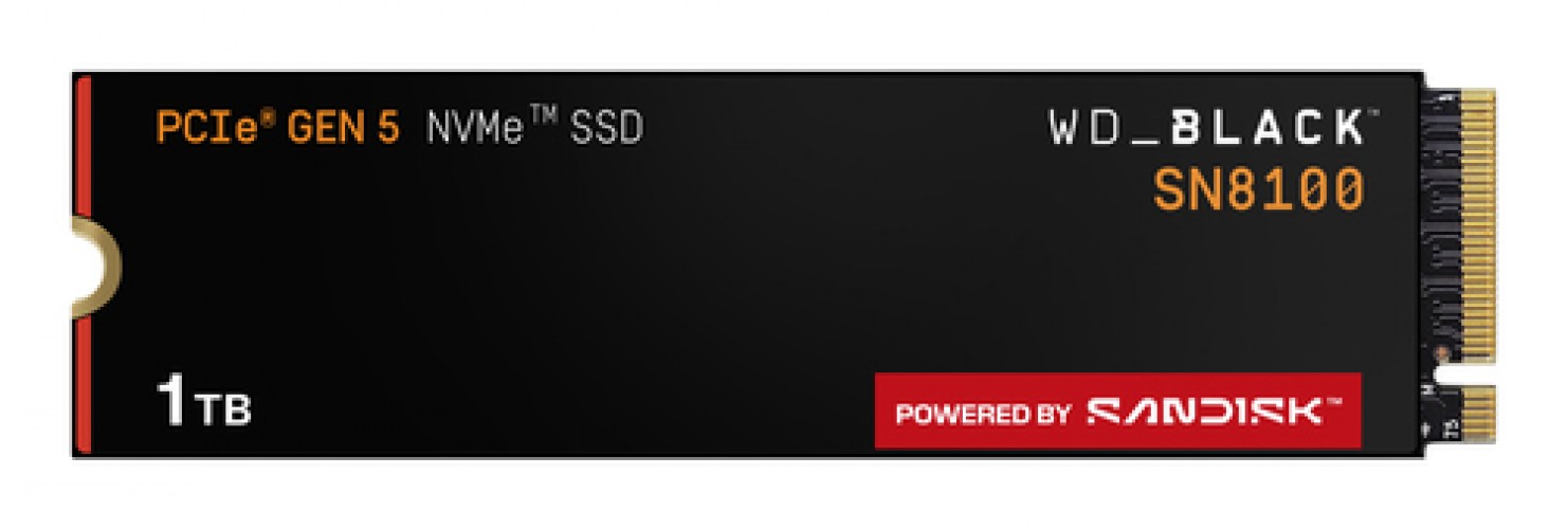 SSD Western Digital Black Wd_black SN8100 NVMe 1000GB, M.2, PCI Express 5.0