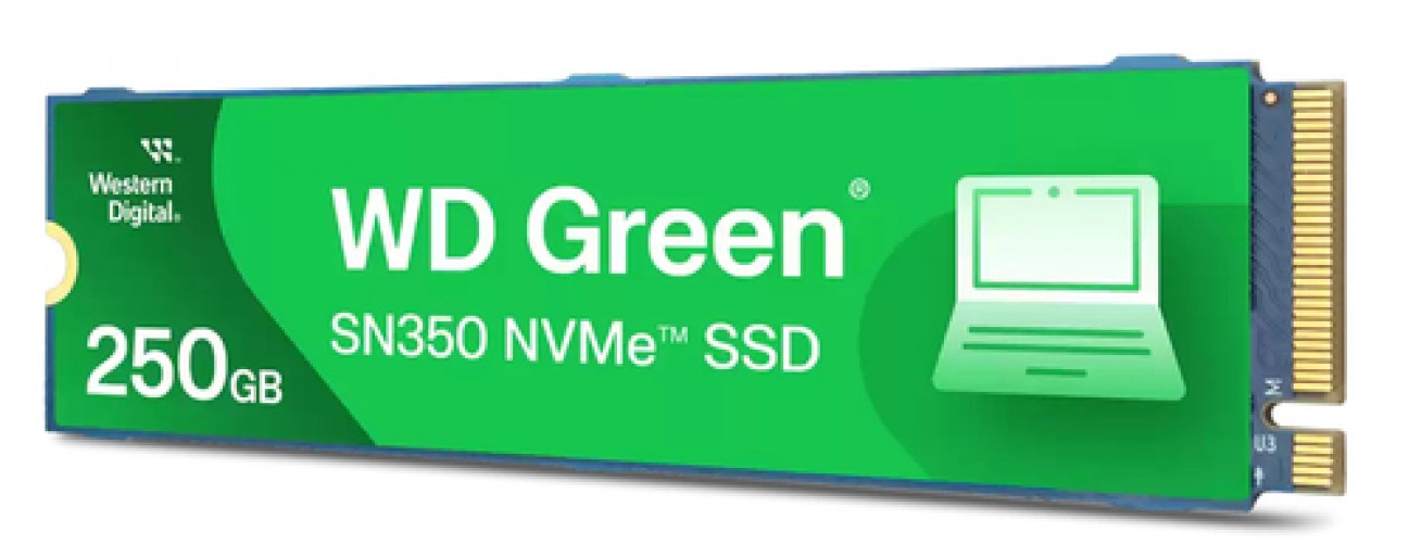 SSD Western Digital Green SN350 250GB, M.2, PCI Express 3.0 Lectura 2400 MB/s, Escritura 3500 MB/s