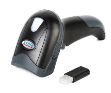Lector de Codigo de Barras Syble XB-6221RB Tipo De Escaneo 1D/2D, Sensor Cmos, Inalámbrico y Alámbrico, Interfaz Bluetooth, USB, Color Negro