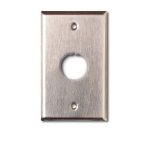 Placa de Pared Siemon XFP-S-01-SS Diseño sin Tornillos, Color Acero