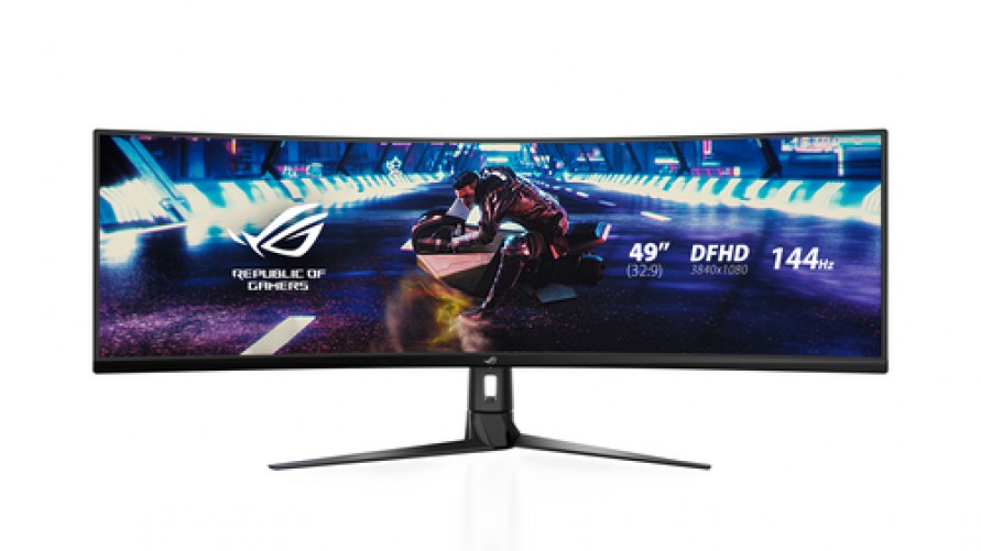 Monitor Asus ROG Strix XG49VQ LED, 49", Ultrawide Full HD, VA, 144 Hz, 4 ms, Freesync, Nvidia G-sync, Negro