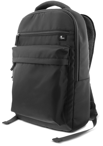 Mochila Xtech XTB-213 Hasta 15.6", Nylon, Negro, Resistente a los Golpes, a Prueba de Salpicaduras