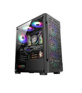 Gabinete Xzeal XZ135, Ventana Templada, 3x Ventiladores RGB, ATX, Media Torre, sin Fuente, Negro