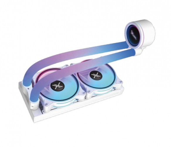 Sistema de Enfriamiento Liquido Xzeal Vostok AR240, Rpm 800-1800, AMD/intel, Blanco