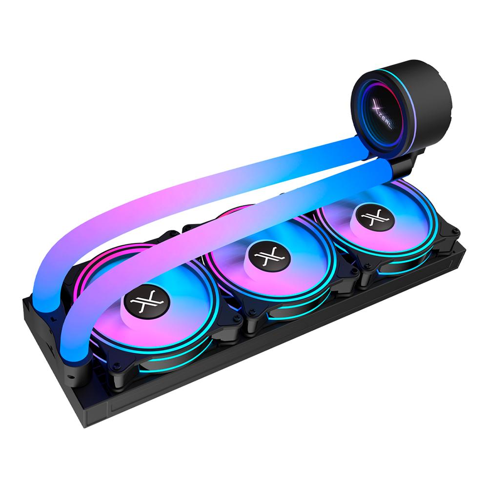Enfriamiento Liquido Xzeal Vostok AR360, Argb, Rpm 800-1800, Intel/AMD, Negro