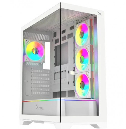 Gabinete Gamer Xzeal XZ160, Soporta Eatx, ATX, M-ATX, M-itx, PSU No, Blanco